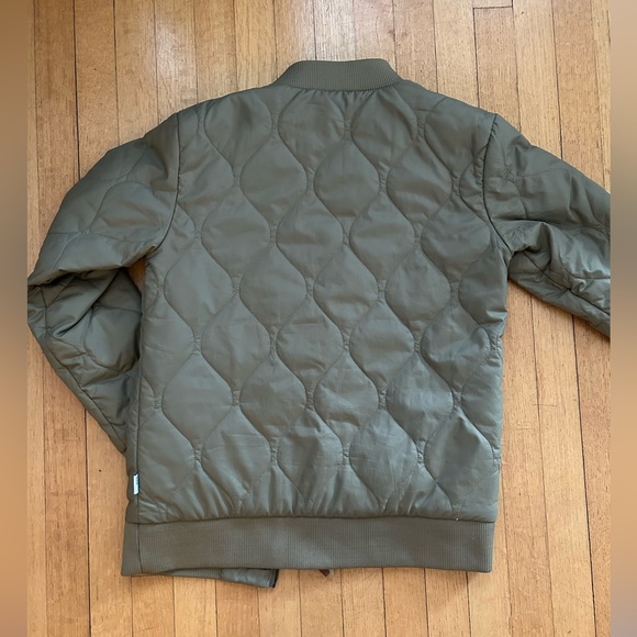 Ride Outerwear Olive Quilted Jacket Medium - Picture 4 of 5